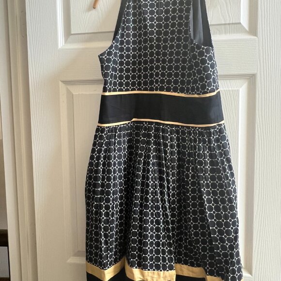 Evan-Picone Dress Women's Polka Dots and Pleats Size 12 - Picture 3 of 5